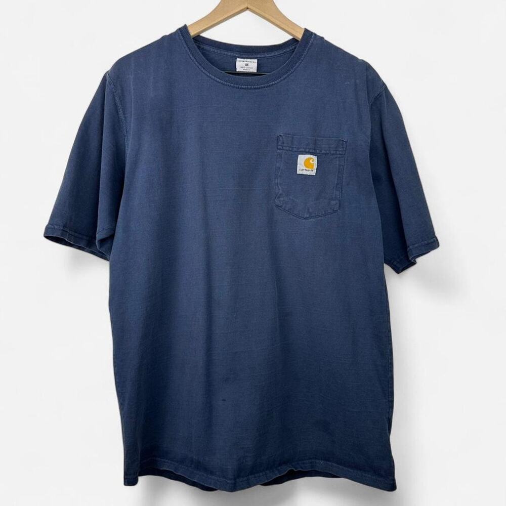 Carhartt faded blue pocket tee